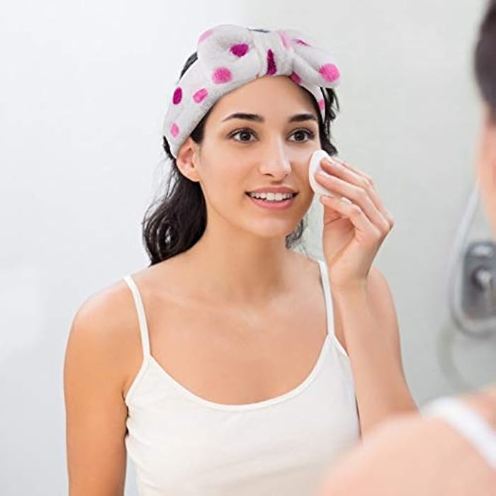 CAVETEE 10 Pack Spa Headband Makeup Headbands Hair Band for Washing Face Microfiber Headband Shower Headband Towel Headband Makeup Headbands for Women - Image 2
